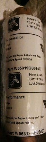 zebra ribbon wax part# 05319GS08407