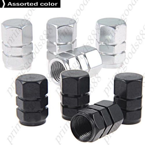 4 Alloy Car Motors Tire Tyre Air Valve Dust Cap Cover Valve Caps Free Shipping