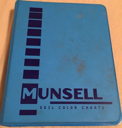 MUNSELL SOIL COLOR CHARTS BOOK WASHABLE EDITIONS TPPCBOXX