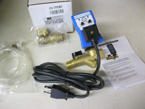 MEDV-2550 Automatic Electronic Auto Drain Valve, 300 Max PSI, 1/2&#034;npt INTECH NEW