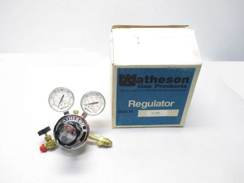 NEW MATHESON 8-580 TWIN GAUGE GAS REGULATOR D477830