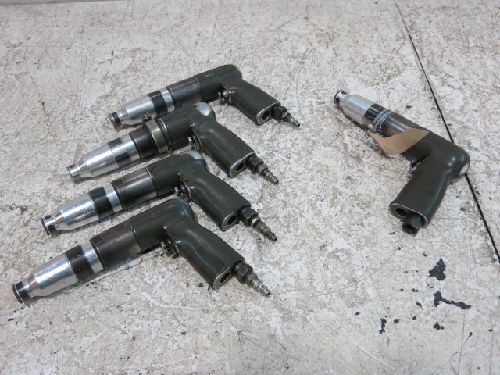 5 INGERSOLL-RAND PNEUMATIC PISTOL GRIP IMPACT SCREWDRIVERS