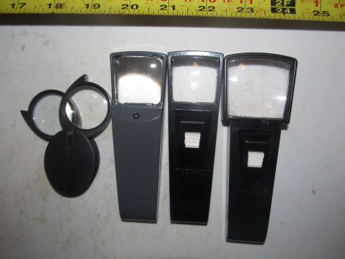 Aircraft tools 4 pc magnifying glasses LIGHTS INOP