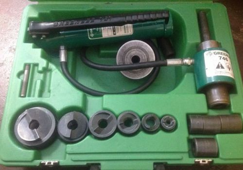 GREENLEE 7306SB Slug-Buster Knockout Punch &amp; Hydraulic Driver Set 1/2&#034;- 2&#034;