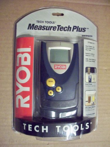 Ryobi measure tech plus stud finder and sonic measuring tool, new in packaging. for sale