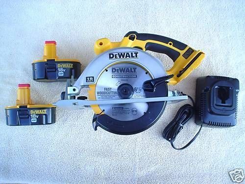 Dewalt DC390 18 Volt Cordless Circular Saw,Blade, DC9096 Battery,Charger XRP 18V