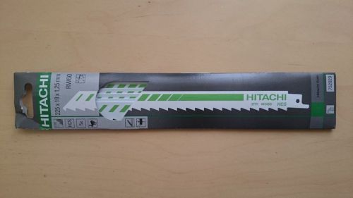 HITACHI (RW60) 5 Reciprocating Saw Blades for Wood,225 x 19 x 1.25mm(9&#034;).