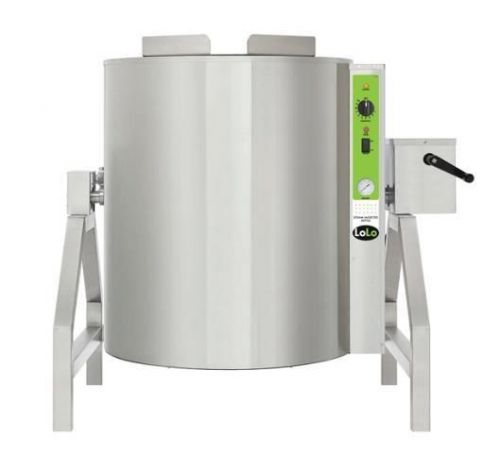 Lolo 45-Gallon Gas Tilting Steam Kettle, NEW, Model LKT-45G