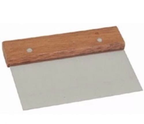 6&#034; X 4&#034; Dough Scraper 1 Dozen - SLTWDS006