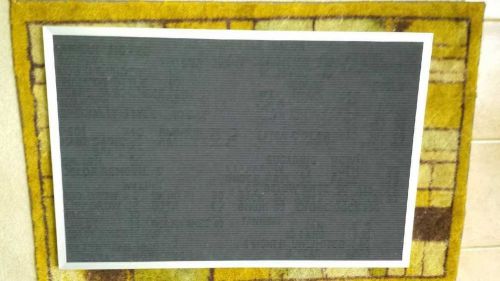 Ghent Aluminum Open Face 24&#034;x36&#034; Letterboard W/(4) 1/2 x 3/4&#034; White Letters