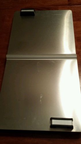 Ice cream /frozen lemonade cabinet  lid/cover, stainless steel