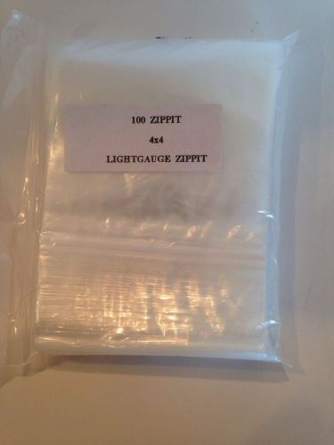 NEW! Unopened Zippit Dispenser Bags. 4 X 4 100 Pack