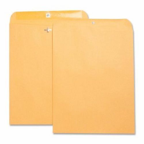 Business Source Clasp Envelopes,11-1/2&#034;x14-1/2&#034;, 100 per Box, Kraft (BSN36675)