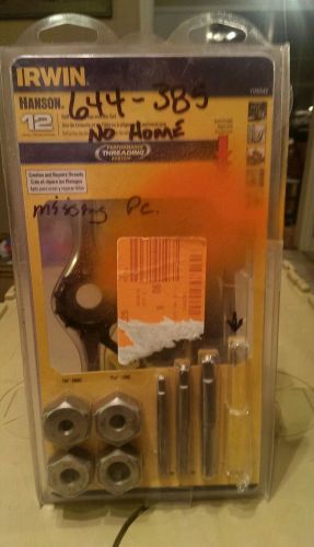 NEW - Irwin Hanson 12 Piece SAE Tap and Die Set #24605