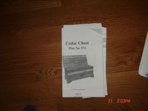 u-build cedar chest plan