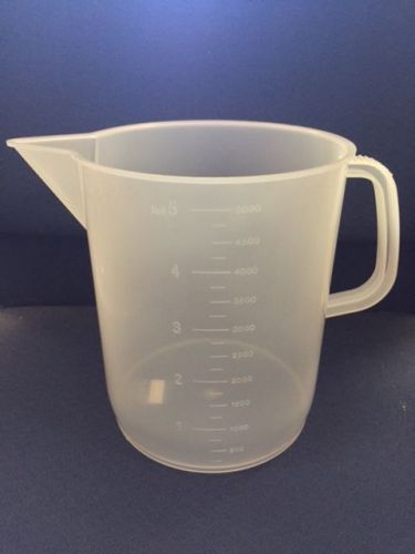 Polypropylene beaker 5000 ml for sale