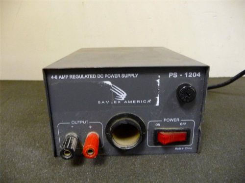 Samlex ps-1204 13.8v 4-6amp regulated dc power supply for sale