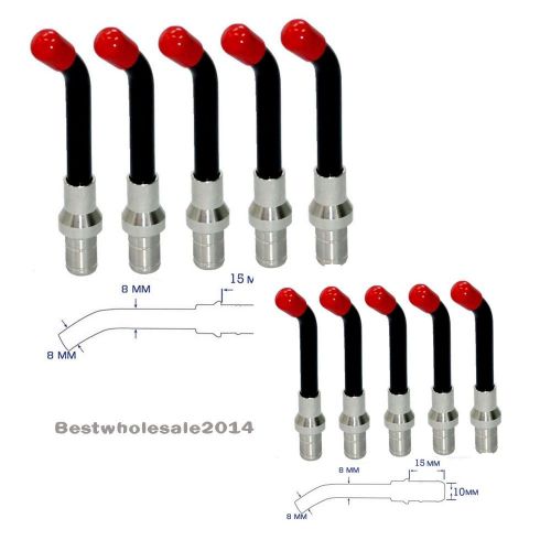 CA 10X Fiber Optic Rod Universal Tip Guide for LED Curing Light Lamp  8x15x10mm!