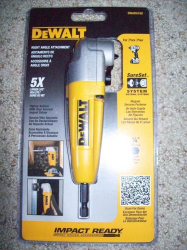 Dewalt dwara100 right angle attachment *** new*** for sale