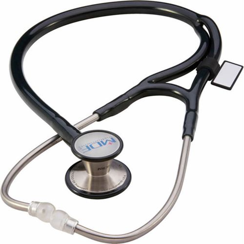 Mdf 797dd-11 er premier stethoscope, adult &amp; pediatric-black brand new for sale