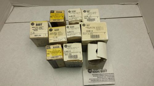 QTY 10 MISC NEW ALLEN BRADLEY PUSH BUTTONS