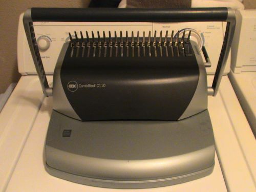 GBC CombBind C110 Plastic Comb Binding Machine