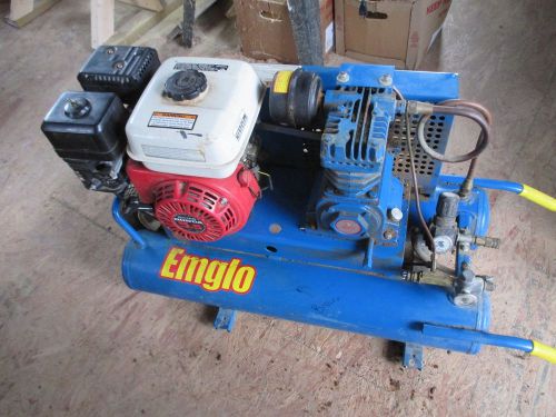 EMGLO AIR COMPRESSOR  WITH 5.5HP HONDA GAS ENGINE AND HOSE