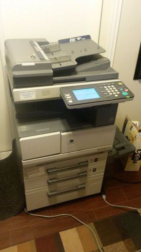 NICE!! KONICA BIZHUB  200 BLACK &amp; WHITE COPIER NETWORK PRINT, SCAN, FAX