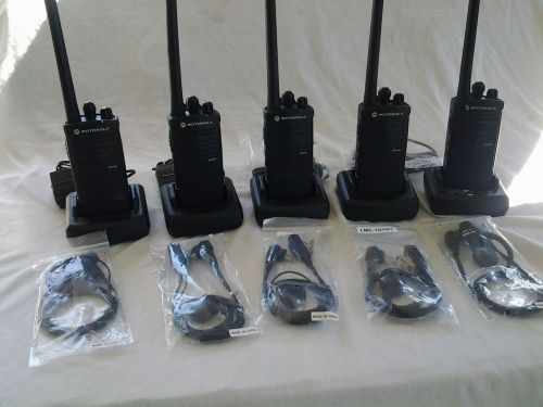 5 Motorola RDM2020 Two Way Radio