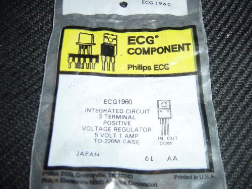 NEW ECG1970 12V 1A POS VOLTAGE REGULATOR NTE1970