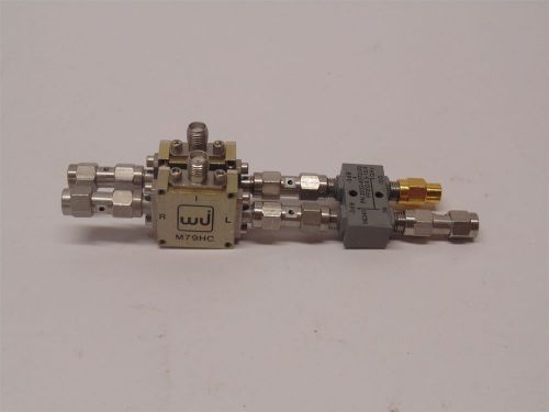 LOT OF WATKINS JOHNSON M79HC Mixer, RF=7-18 GHz &amp; 2032-6372-00 6.5-12.4 GHZ SMA