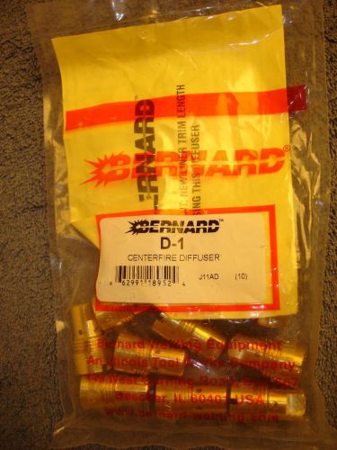 Bernard D-1 Centerfire Gas Diffuser for Mig Gun 10 Pack Q-Gun