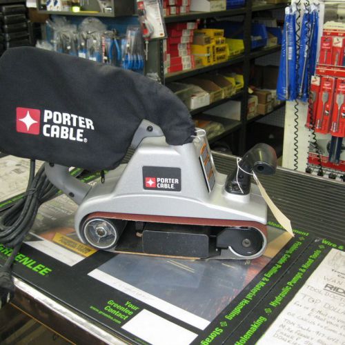 PORTER CABLE 362 DUSTLESS 4X24 H.D. BELT SANDER W/ DUST BAG( NEW )