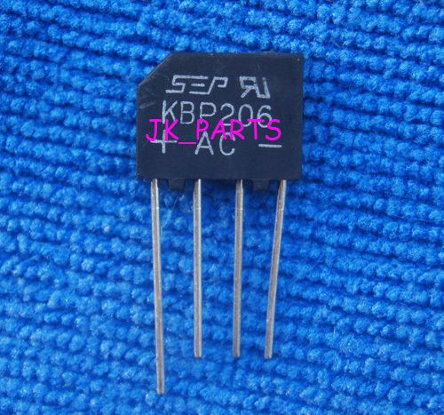 10pcs KBP206 KBP 206 2A 600V Bridge Rectifiers SEP