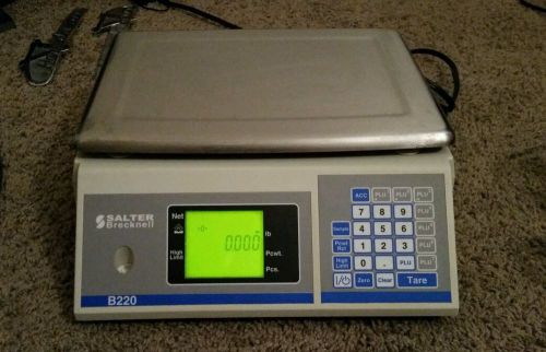 Salter brecknell b220 60lb capacity scale x 0.002 great scale make offer for sale