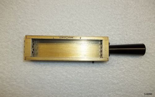 Kingsley Machine Holder - 1&#034;x 4&#034; Open chase Type Holder - hot foil stamping