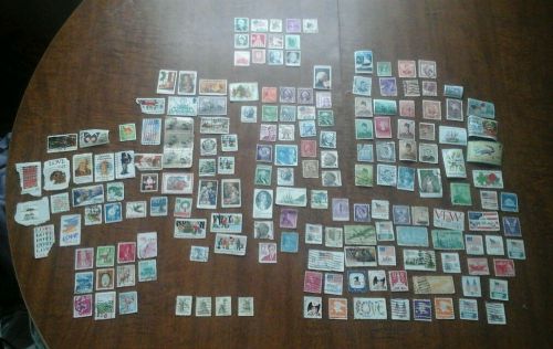 Vintage stamp collection, 178 stamps