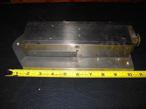 STEEL STARRETT ADJUSTABLE SLIDING MACHINIST TOOLING JIG BLOCK FIXTURE VERY GOOD