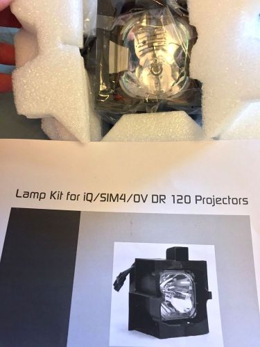 New! barco (iq/sim4/0v dr 120) oem lcd projector bulb.see below. great deal!!!!! for sale