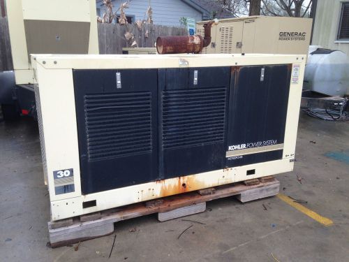 Kohler 30kw Propane LP Generator Weather Proof Enclosure Ford Engine!!!