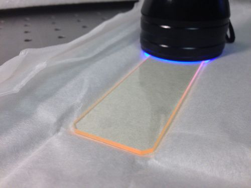 YAG Laser Cavity Flow Plate Samarium Doped Glass 159x33x2mm UV Filter