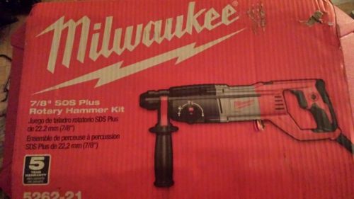 Milwaukee 5262-21 7/8&#034; SDS Plus Rotary Hammer Kit