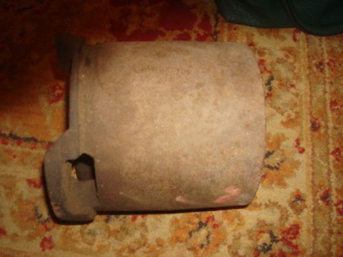 VINTAGE  CAST IRON 3 BOLT  HIT MISS ENGINE MACHINERY STEAM PUNK FLAT BELT PULLEY