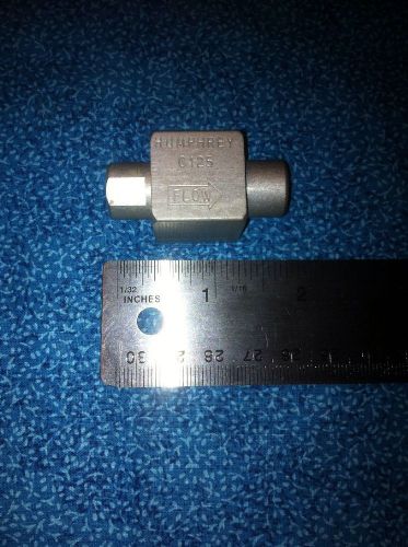 Humphrey C125 Check Valve 3/8 NPT