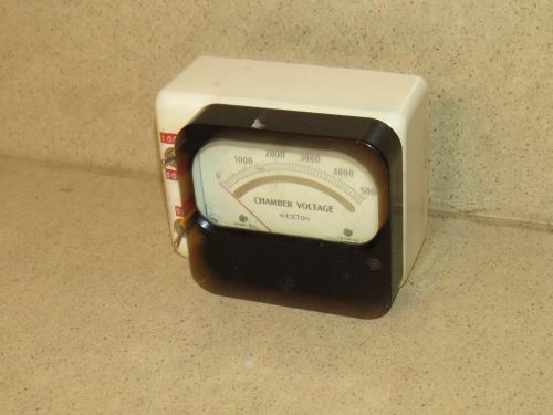 WESTON CHAMBER VOLTAGE MODEL 861 PANEL METER- VINTAGE