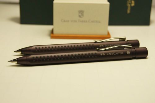Faber castell grip 2011 brown set of ballpoint pen, mechanical pencil 0.7 new for sale