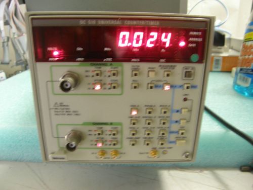 TEKTRONIX TM502A W/DC510 UNIVERSAL COUNTER/TIMER