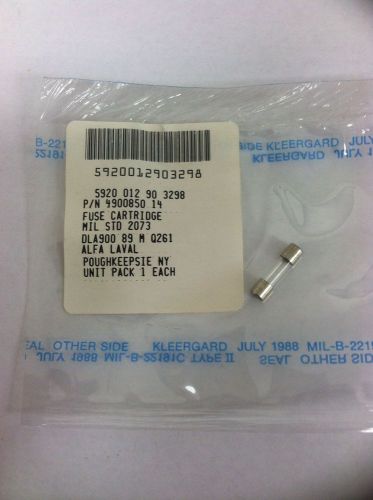 ALFA LAVAL 4900850-14 FUSE CARTRIDGE T500MA / 250V