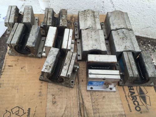 LOT OF 11 THOMSON BEARINGS 4-SPB-16 OPN &amp; 7-SPB-16 LINEAR SUPER PILLOW BLOCKS