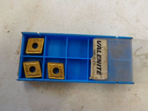 3 VALENITE CARBIDE INSERTS CNMG 433 GM SV510